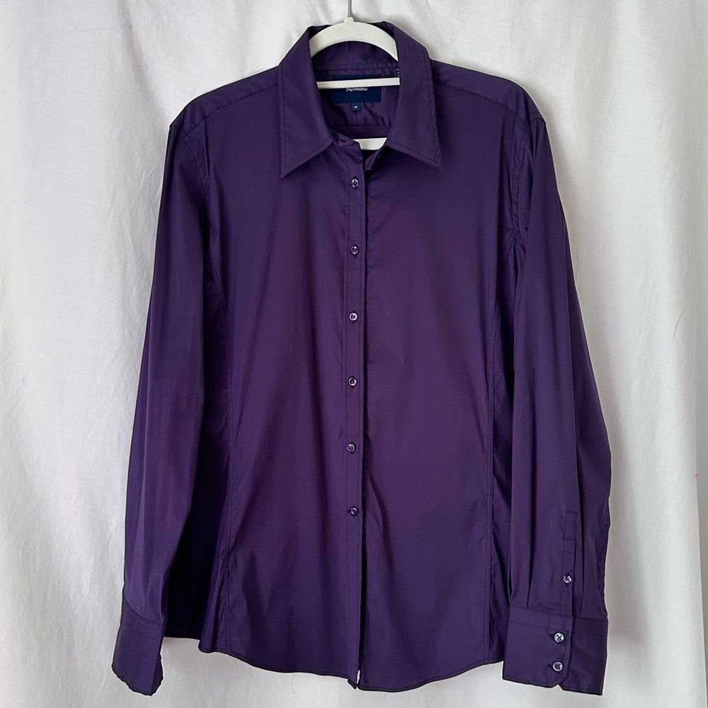 Faconnable Purple Button Down